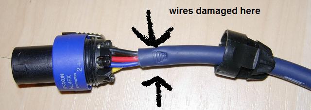 Bose B1 cableDamage1.JPG