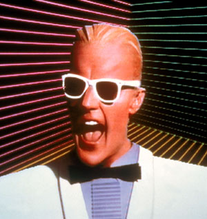 cartoon image of Max Headroom